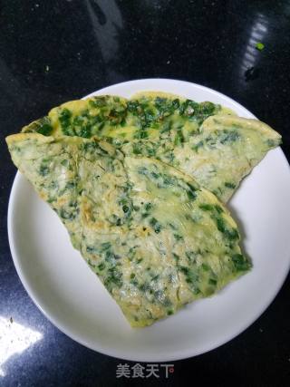 韭菜鸡蛋杂粮煎饼的做法