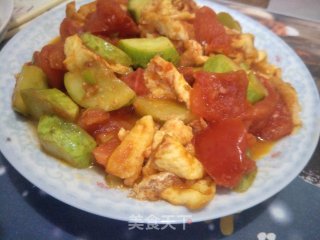 西红柿黄瓜鸡蛋的做法