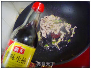 肉丝咸菜条的做法步骤：4