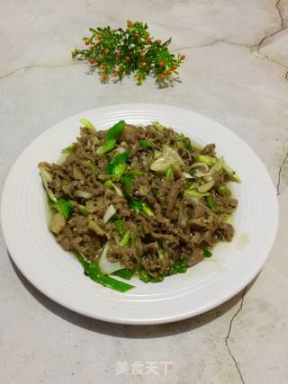 葱爆羊肉的做法