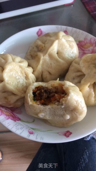 粗粮三鲜包子的做法