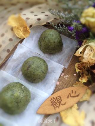 菠菜青团的做法