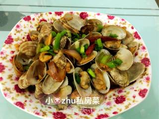 爆炒花甲的做法