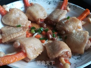无骨蔬菜鸡翅中的做法