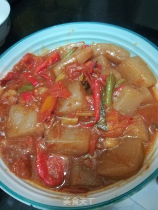 番茄炖魔芋的做法