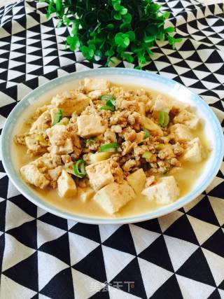 肉末豆腐的做法