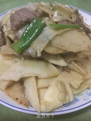 冬笋炒牛肉的做法