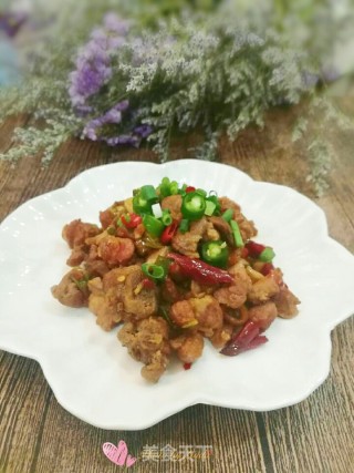 香辣鸭丁的做法