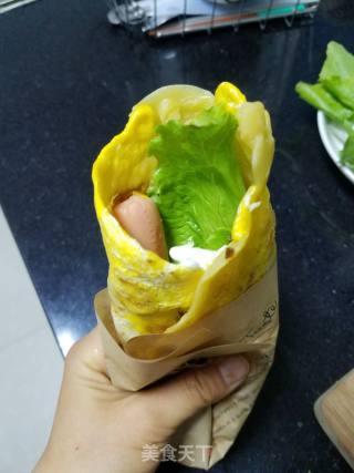 玉米杂粮煎饼的做法