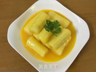 橙汁焗山药的做法