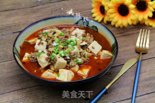 肉末豆腐的做法