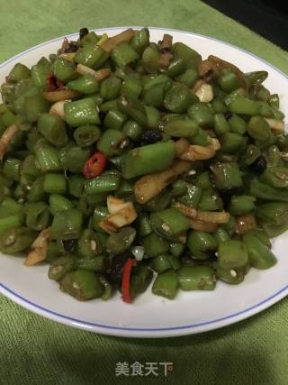 豆豉蒜香四季豆的做法