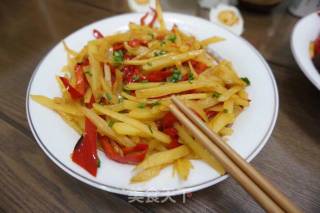 青椒土豆丝的做法