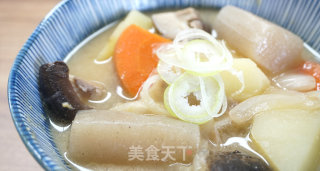 小鲜侠鲜食记 | 吃完魔芋什蔬味增汤，还能用汤泡个饭！的做法