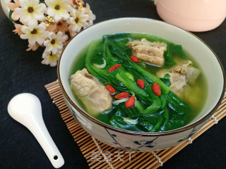 小白菜排骨汤的做法