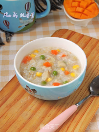 杂蔬藜麦鳕鱼粥的做法