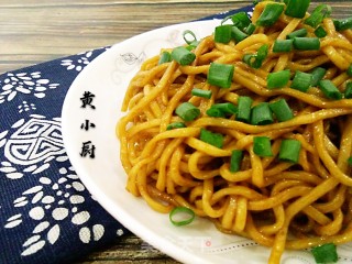 快手葱油拌面的做法