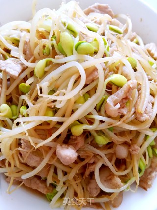 猪肉炒黄豆芽的做法