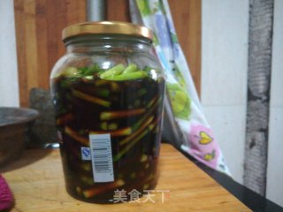 腌蒜台的做法