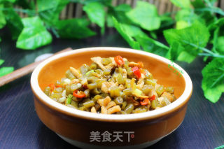 酸豆角炒肉末的做法