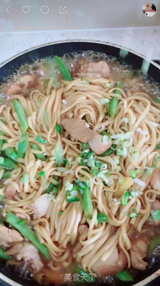 豆角焖面的做法