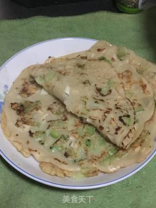 丝瓜虾皮饼的做法