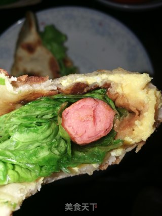 鸡蛋灌饼的做法