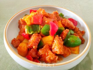 菠萝咕噜肉的做法