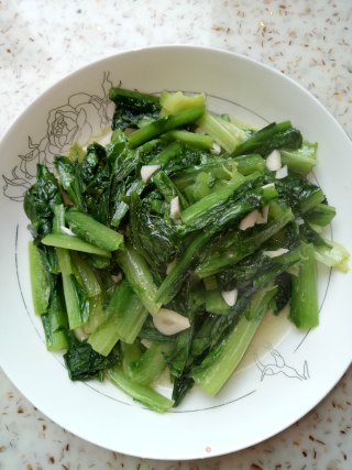 清炒油麦的做法