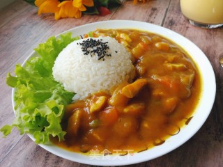 咖喱鸡饭的做法