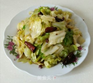 炝拌包菜的做法