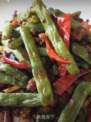 干煸四季豆的做法