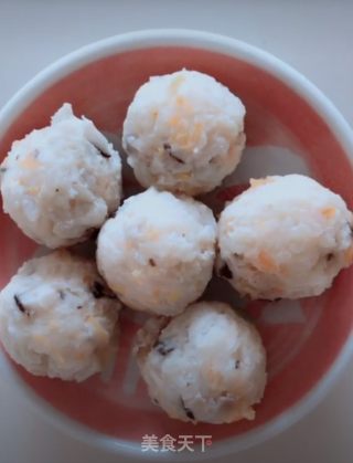米饭鱼丸的做法
