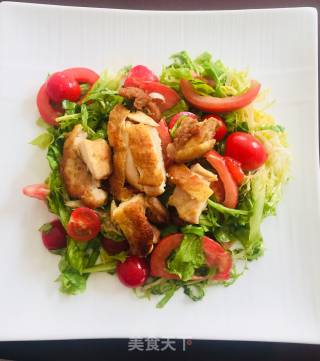 番茄鸡肉沙拉
