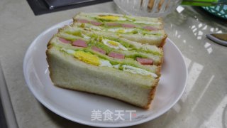牛油果三明治的做法