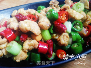 鲜椒鸡丁的做法