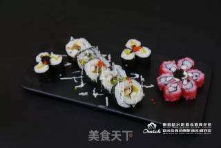 翻转樱花寿司的做法