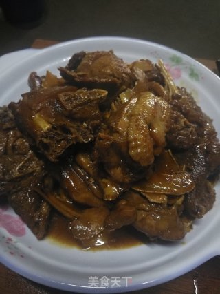 姜片炖大鹅的做法