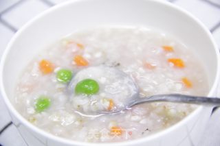 杂蔬藜麦鳕鱼粥的做法
