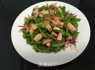 螺丝椒炒小鱿鱼的做法