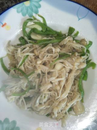 清炒金针菇的做法