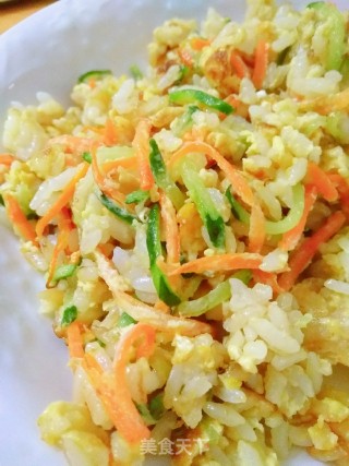 杂菜炒饭的做法