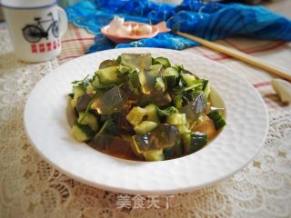黄瓜拌凉粉的做法