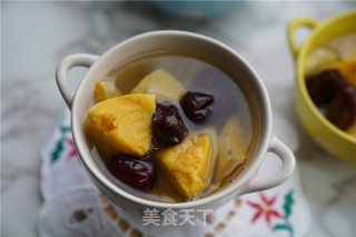 姜味红枣南瓜汤的做法