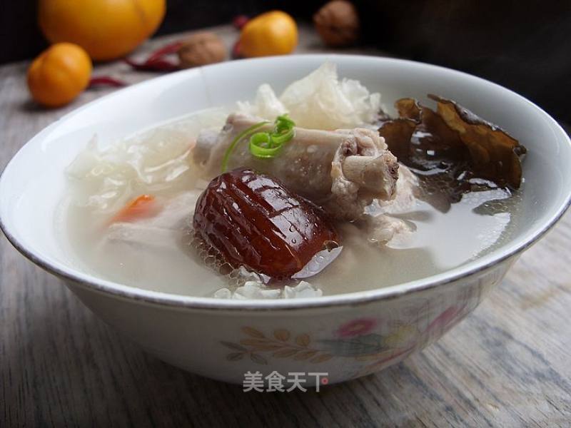 清爽不油腻-------双耳排骨汤的做法