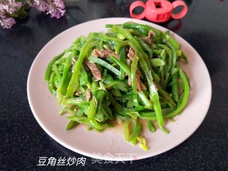 豆角丝炒肉的做法
