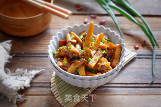 鲍菇焖鸡爪的做法
