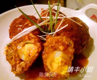 Mini川辣狮子头的做法