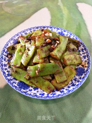 豆豉炒龙豆的做法