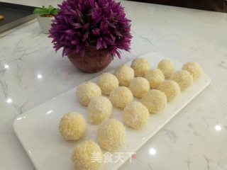奶香椰丝球的做法
